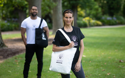 TOTE BAGS BLACK with 3 design print