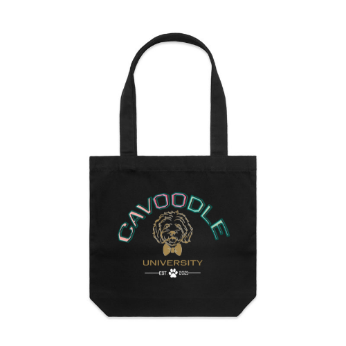 TOTE BAGS BLACK with 3 design print